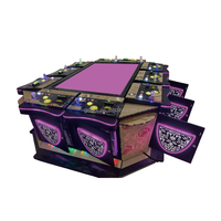 Table de jeu de pêche américaine de haute qualité, 86 pouces, pour 10 joueurs, avec armoire de jeu intégrée