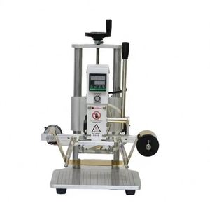 Manual Handmade Leather Letter Plastic Sunglasses Paper Hot Stamping Machine, Automatic Roll Paper Small Hot Stamping Machine - Product Image 1