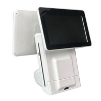 Caisse enregistreuse tout-en-un Jesen Pos, écran tactile capacitif anti-rayures de 15,6 pouces, compatible avec tout logiciel de point de vente