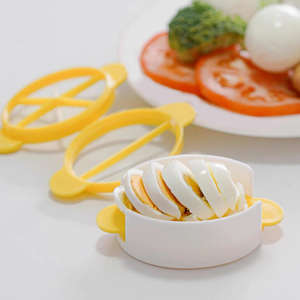 Coupe-œufs domestique 3-en-1 : découpeur <span class=keywords><strong>de</strong></span> peau, séparateur d'œufs et trancheur pour œufs durs, trancheuse à fraises - Product Image 2