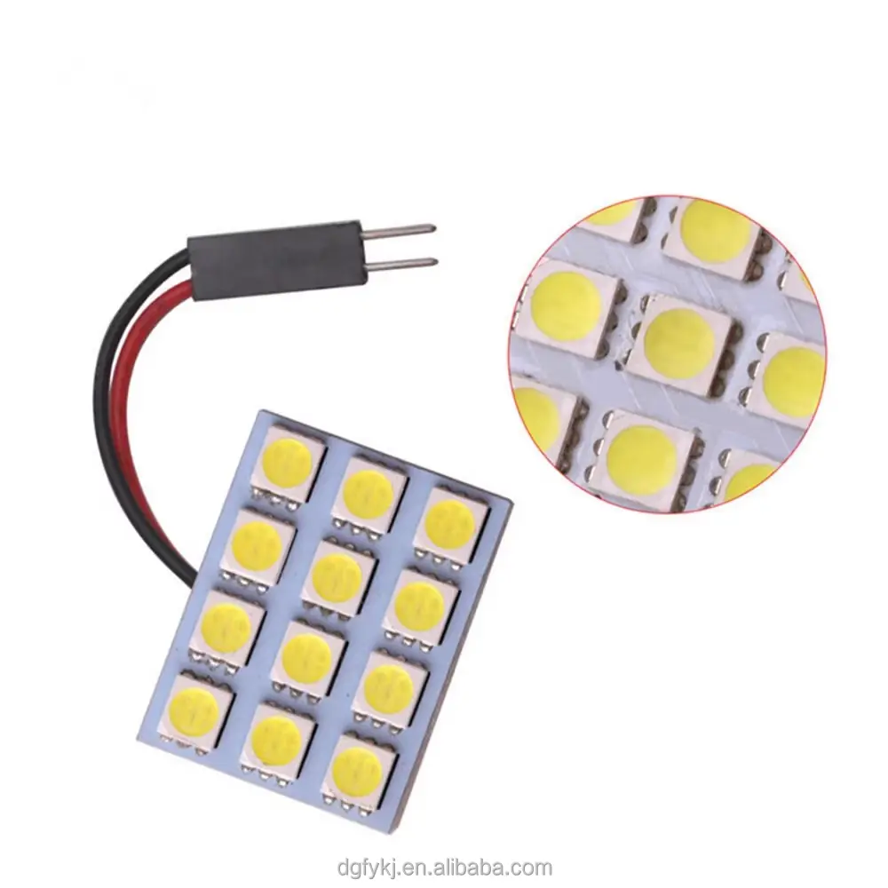 12V 6/8/9/12/15/16/18/20/24/30/36/48SMD 5050 פנל LED אורות כיפת קריאה אור סופר בהירות מנורת לוחית רישוי צבע לבן