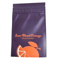 Sachet de chips de pommes de terre personnalisé imprimé, en plastique laminé, avec fermeture éclair, pour aliments, graines de paprika et épices, avec fenêtre mate