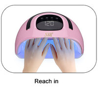 SML nouveau Style haute puissance 146W manucure professionnelle pédicure UV LED lampe à ongles sèche-lumière pour la maison et le salon