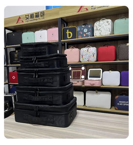 Hot Artist custodia per il trasporto di gioielli <span class=keywords><strong>da</strong></span> <span class=keywords><strong>viaggio</strong></span> <span class=keywords><strong>accessori</strong></span> digitali borsa per il trucco con partizione regolabile - Product Image 6