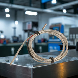 جهاز استشعار درجة الحرارة Pt100 من الفولاذ المقاوم للصدأ أسود ذكي جهاز تحكم في درجة الحرارة مقاوم للماء - Product Image 2