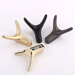 Resonance Robe Hook Single Heavy Duty Wall Mounted Modern <b>Polished</b> Stainless Steel For Towels Wardrobes Doors Kitchens Bathrooms - Product Image 3