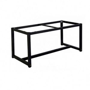 Industrial Modern Cast Iron Outdoor Dining Metal Table <b>Frame</b> <b>Large</b> Cross-Base Pedestal Black Kitchen Hospital Coffee Table - Product Image 3