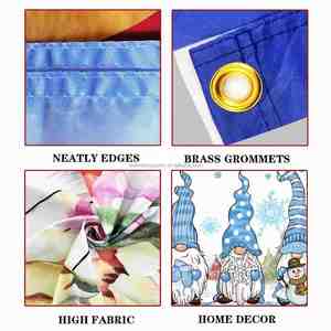 Nouveau produit 2023, bannière publicitaire personnalisée en tissu polyester à bas prix, impression de logo sur coton, impression de design, pour campagne publicitaire en extérieur - Product Image 4