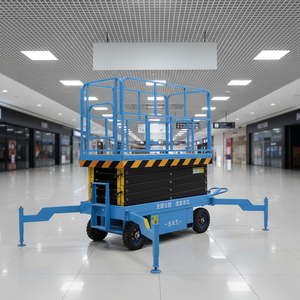 Plateformes Aériennes 8m – Nacelles Élévatrices Mobiles Remorquables 500kg – <span class=keywords><strong>Échafaudage</strong></span>s et Nacelles Ciseaux Hydrauliques pour l'Entretien des Espaces - Product Image 1