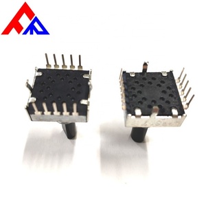 Interruptor Rotatorio de Plástico Personalizado al por Mayor de Fabricantes Profesionales, de 1 Polo, 2 Polos, 4 Posiciones, 5 Posiciones, 17 mm - Product Image 3