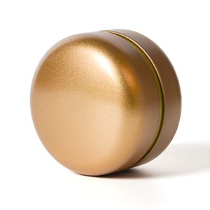 Small Round Metal Canister Golden Colors Custom Tea Packing Tin Box with Round Lid - Product Image 6