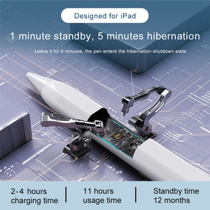 ดินสอสไตลัสแท็บเล็<span class=keywords><strong>ต</strong></span>รุ่น2ND ดินสอพร้อมที่ปรับเอียงเพื่อชาร์จหน้าจอ<span class=keywords><strong>แบ</strong></span><span class=keywords><strong>ต</strong></span>เตอรี่แบบไร้สายสำหรับ <span class=keywords><strong>Apple</strong></span> iPad - Product Image 4