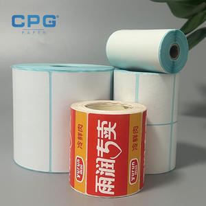 Direct Thermal Label Manufacturer Custom High Quality Top Coated 4x6 Thermal Label Roll Shipping Packages Thermal Label <b>Paper</b> - Product Image 1