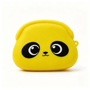 Wallet New <b>Cute</b> Silicone Zero Wallet Cartoon <b>Bear</b> Key Bag Korean Silicone Soft Cotton Coin Bag Wholesale - Product Image 4