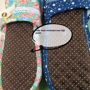 Zapatillas Silenciosas Para el hogar para <span class=keywords><strong>mujer</strong></span>, verano, interior, Otoño Invierno, suela blanda, Punta abierta, moda adecuada para suelos de madera - Product Image 3