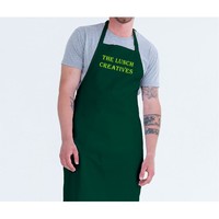 Tablier bavoir en polyester filé 100% personnalisable Cadeau de cuisine de chef de cuisine publicitaire