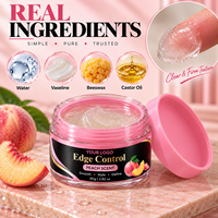 Gel Fixant Ultra-Résistant pour le Coiffage des Bords, des Cheveux de Bébé, des Tresses, des Queues de Cheval et des Coiffures Lisses