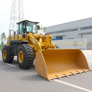 Chinese Everun ER50 5ton New Diesel Shovel 4wd Industrial Agricultural Farm Front Wheel Loaders Transmission For Sale