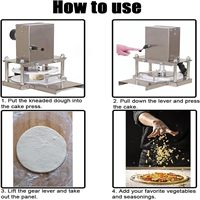 Grande Vente Machine Commerciale à Pâte à Pizza et à Gâteaux, Presse Aplatissoir Professionnelle