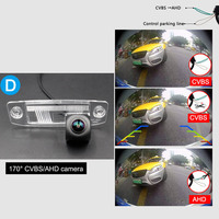Caméra arrière AHD 720P vision nocturne IP68 170 degrés avec trajectoire dynamique pour Hyundai Elantra Accent Tucson