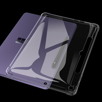 Pour Surface Pro 12 "étui transparent, léger antichoc coin souple coque arrière en TPU pour Microsoft Surface Pro 12 2025