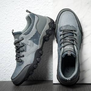 รองเท้าเดินป่ากลางแจ้งผู้ชาย48คน, รองเท้าตาข่ายระบายอากาศกลวงระบายอากาศรองเท้าเดินแม่น้ำ - Product Image 3