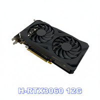 Carte graphique de jeu RTX 3060 12 Go GDDR6 à double ventilateur, prête à être expédiée directement de l'usine, pour ordinateur de bureau et station de travail