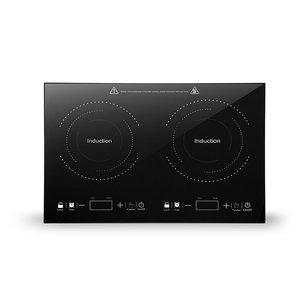 Table de cuisson à induction encastrable numérique à double plaque pour appareils électroménagers - Product Image 1