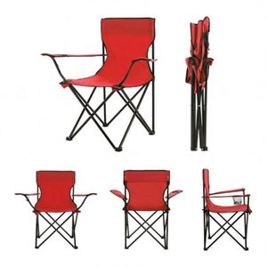 China Manufacturer Custom Logo Oxford Material Steel Frame Camping Chair with Carry Bag <b>Folding</b> Chair for Hiking - Product Image 5