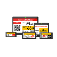 JINGXIN Étiquettes de prix numériques E-Ink pour magasin de détail de tailles multiples Étagère intelligente Epaper Esl Étiquettes de prix électroniques pour supermarché