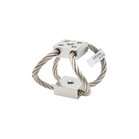 Stabilisateur de caméra compact pour photographie, montage sur véhicule ou bateau, isolation des vibrations, amortisseur en acier inoxydable