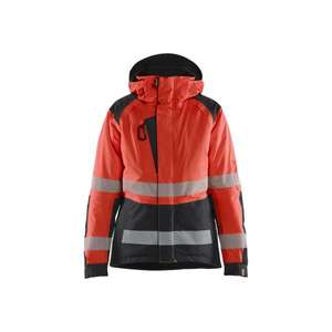 Blaklader-445619875599L แจ็กเก็ตหญิง Hi-Vis สีแดง/ดำ-7330509857342ชุดทำงาน HI-VIS - Product Image 1