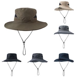 Unisex UPF50+ Wide Brim Breathable Polyester Hat 100% Casual Outdoor Activities-Hiking <b>Gardening</b> Fishing Cowboy Boonie Bucket - Product Image 1