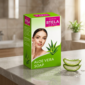 Savon en barre Stela Care à l'aloe vera, savon nettoyant doux pour le bain, pour les soins personnels quotidiens, lavage corporel rafraîchissant et hygiène de la peau - Product Image 5