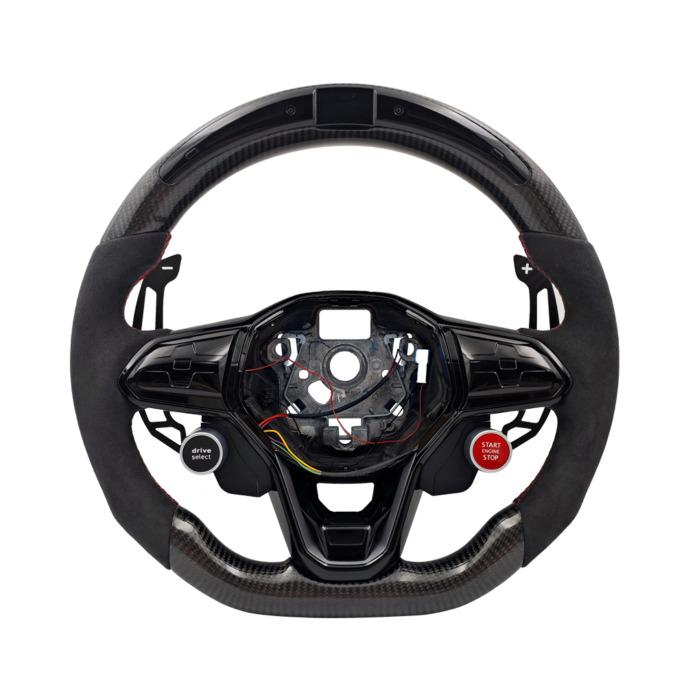 Alcantara+Carbono+LED+Botón de arranque