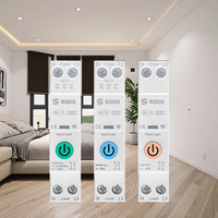 Mini Disjoncteur Intelligent WiFi pour Maison Connectée, Compteur d'Énergie et de KWh 0-63A avec Relais Temporisé