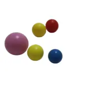 hard solid large pom plastic ball