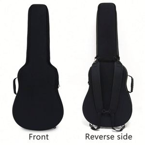 Estuches Rígidos Portátiles Impermeables de Cuero EVA Clásicos Personalizados con Forma de Guitarra para Ukelele y Caja Musical - Product Image 4