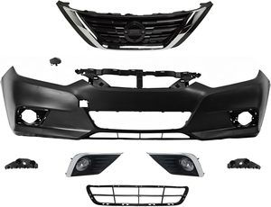Topzonauto 620229HS0H 622549HS1A Kit Griglia Paraurti Anteriore in Plastica con Fissaggio a Bullone per Altima SL <span class=keywords><strong>SR</strong></span> <span class=keywords><strong>S</strong></span> SV 2016 2017 2018 - Product Image 2