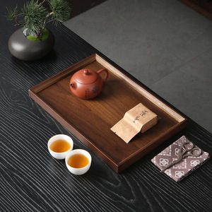 Khay đựng thức ăn, trà bằng tre cao cấp, khung gỗ tre cổ điển - Product Image 5