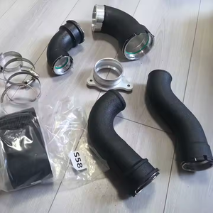 Kit de tubo de carga de aluminio para <span class=keywords><strong>BMW</strong></span> G80/G82 S58 Nuevo sistema de refrigeración de radiador para aplicación de motor - Product Image 2