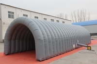 Winsun taille personnalisée énorme couverture arquée extérieure tente gonflable Tunnels de sport événement