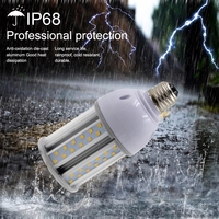 Lumière de maïs LED étanche 50W IP65 360 ° Illumination E27 E40 Base 110V 220V pour éclairage de jardin extérieur