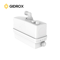 GIDROX 600W pompe à eaux usées pour toilettes sanitaires Wc Pompe de broyage des eaux usées pour toilettes Macecrating Pompe à eau d'égout