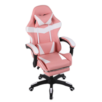 Échantillon gratuit de Silla Gamer inclinable coloré noir et rouge à prix abordable meilleur vendeur chaise de jeu avec repose-pieds