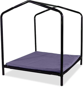 Fabricante al por mayor, cuna elevada grande para perros, marco de Metal de hierro forjado, cama elevada para exteriores de acero para perros - Product Image 2