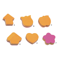 Bloc de Notas Adhesivas con Forma de Hoja, Notas Adhesivas de Colores Variados para Oficina