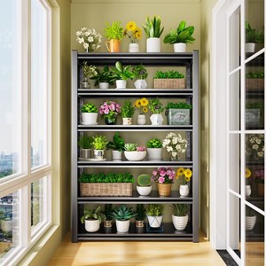 Có thể điều chỉnh màu đen thép kho lưu trữ Giá kim loại kệ đơn vị cho nhà để xe và hội thảo - Product Image 4