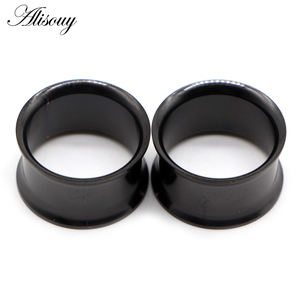 Alisouy 3-38mm creux en acier inoxydable sans vis jauges d'<span class=keywords><strong>oreille</strong></span> Tunnel Expander Plug Body Piercing Flare Earrings Stretching - Product Image 4