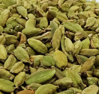 Épices naturelles de l'Inde, gousses de Hari Elachi, graines entières, fruits, 6-7 mm, épices, vente chaude